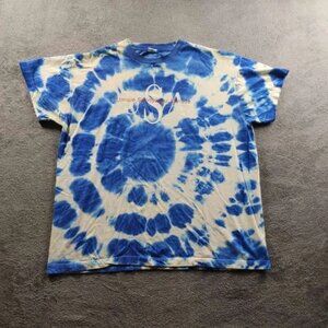 VINTAGE USA Unique Sports Attitude Mens OSFA Onse Size Blue Short Single Stitch